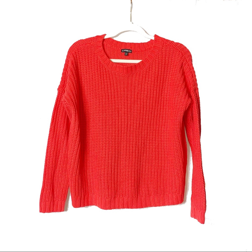 EXPRESS Tamale Chunky Knit Crewneck Sweater S